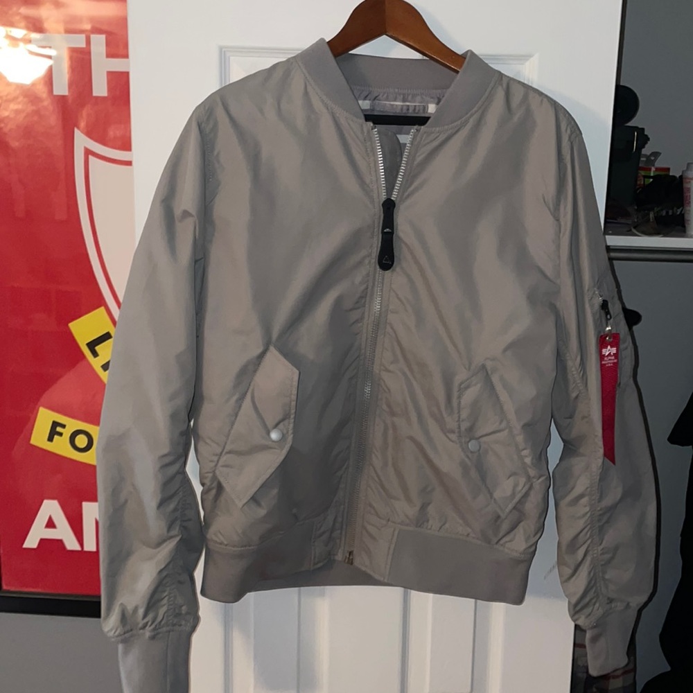 Alpha Industries Reversible Bomber Jacket - Worn Once